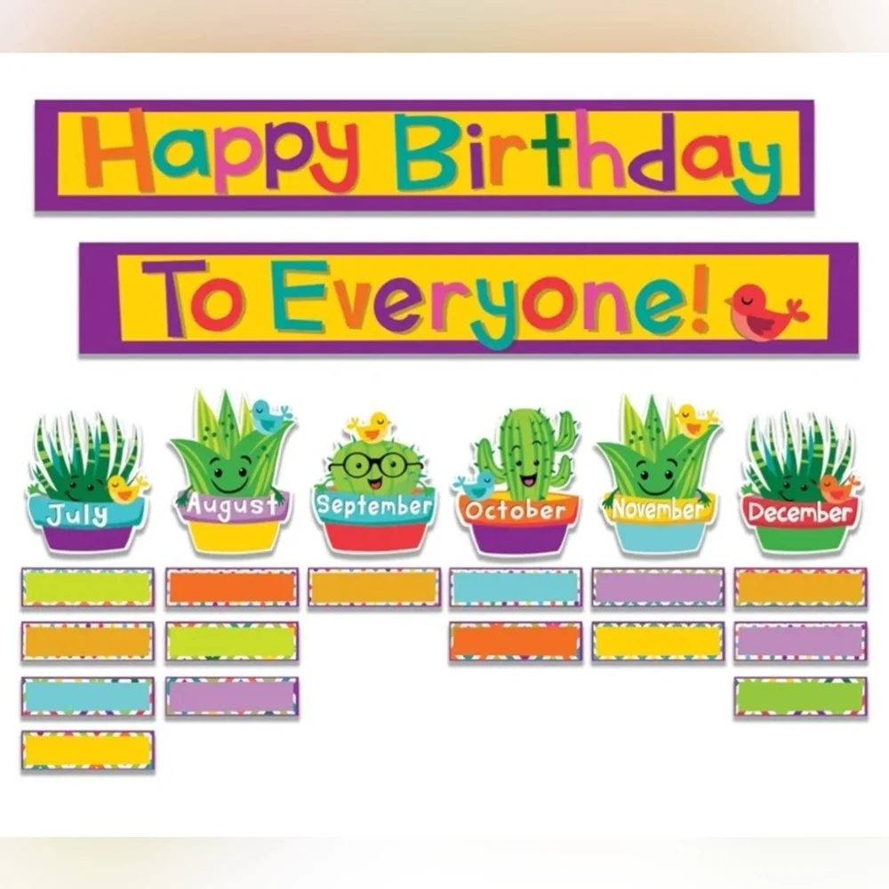 4 Pack Classroom Board Decorations